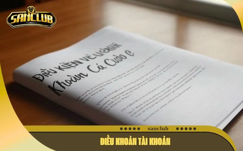 Điều khoản tài khoản