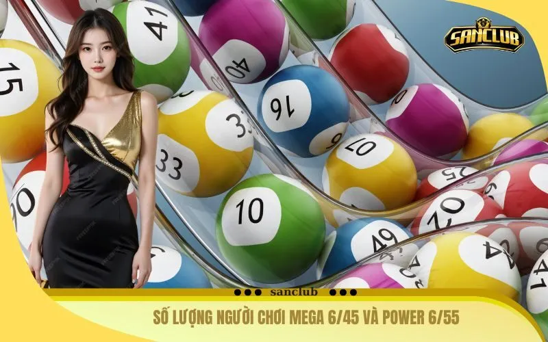 Số Lượng Người Chơi Mega 6/45 Và Power 6/55